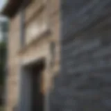 Sophisticated exterior siding material choices
