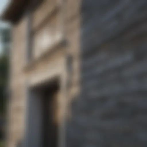 Sophisticated exterior siding material choices
