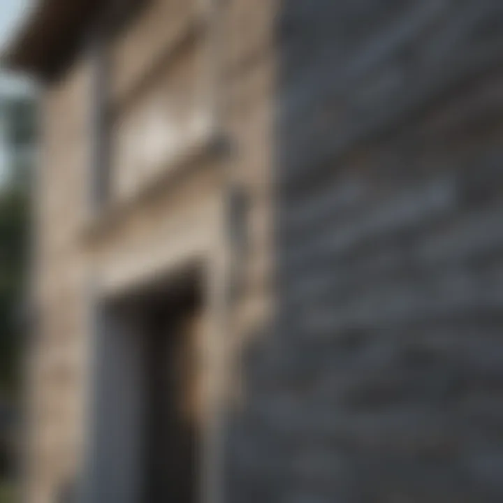 Sophisticated exterior siding material choices
