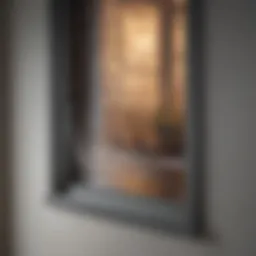 Illustration of sound waves penetrating a single pane window