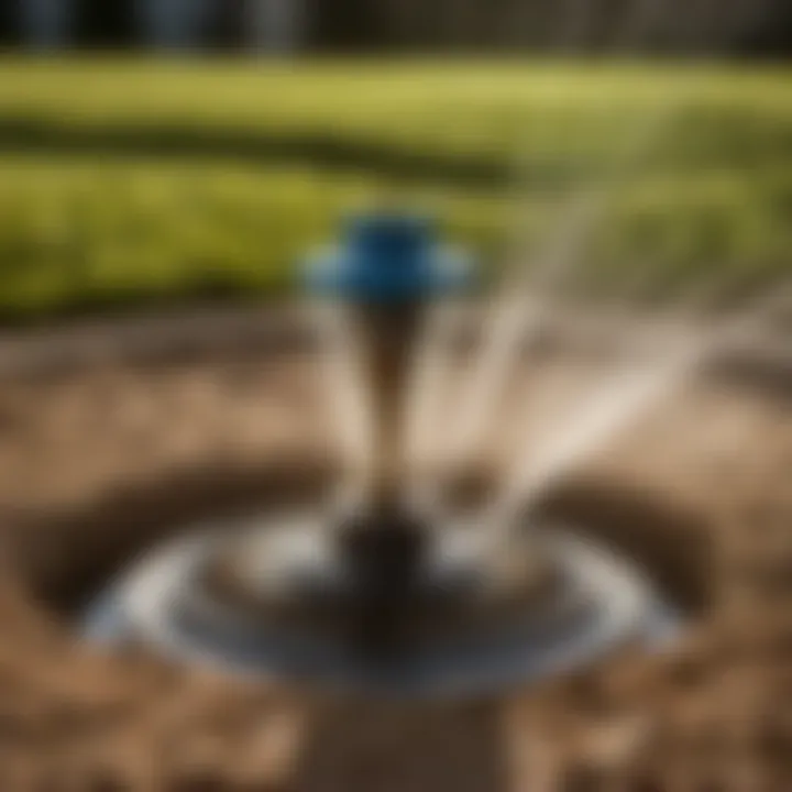 Benefits of using a sprinkler head in septic systems