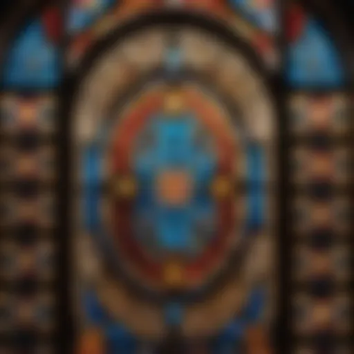 Intricate Stained Glass Design Detail
