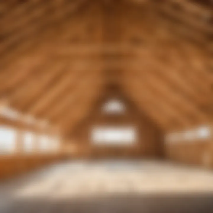 Structural framework for a pole barn