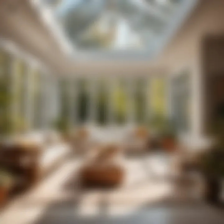 Sun-drenched Sunroom with Skylight