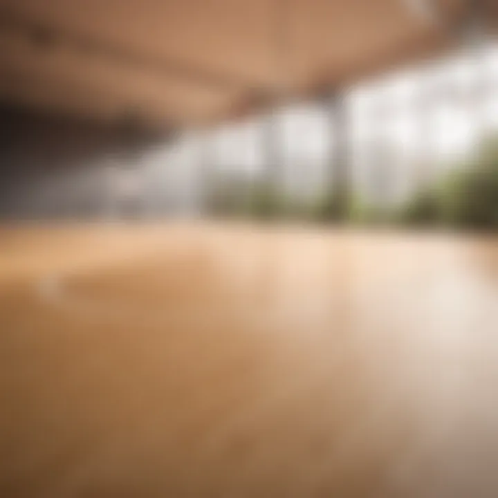 Eco-Friendly Bamboo Solution Sustainable Bamboo Basketball Court Flooring