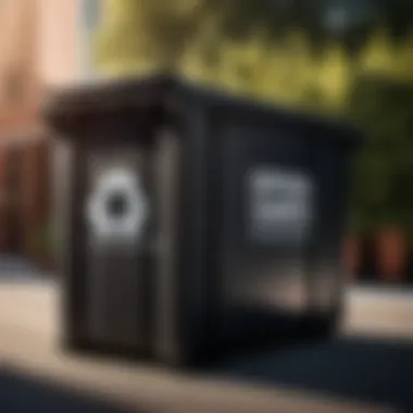 Eco-Conscious Elements Highlight Sustainable features of open top trash dumpster