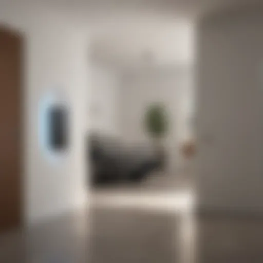 Modern home with Tesla Powerwall installation
