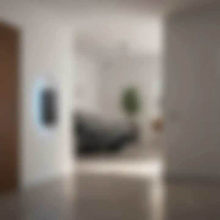 Modern home with Tesla Powerwall installation