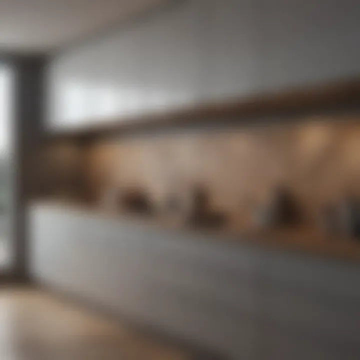 A finished kitchen showcasing beautifully installed upper cabinets