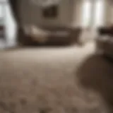 A Stunning Wool Carpet in Home Decor Luxurious wool carpet in a well-lit living space