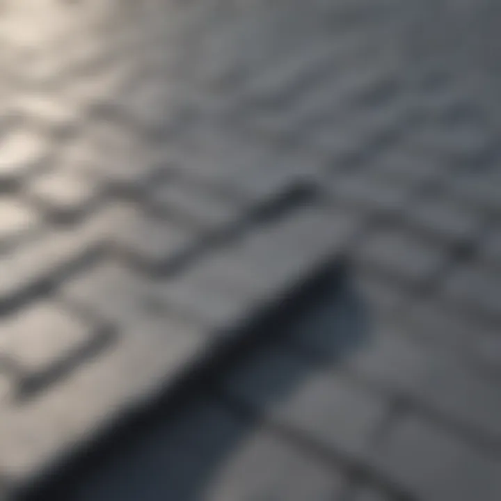 Roofing Materials with Gray Sealant Comparison of different roofing materials with gray sealant