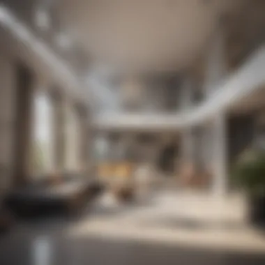 Modern architectural design of new homes