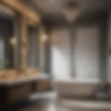 Elegant bathroom renovation showcasing luxury design