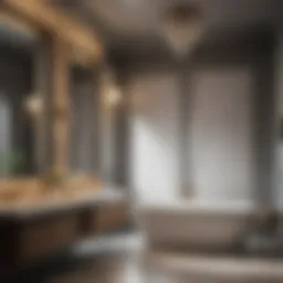 Elegant bathroom renovation showcasing luxury design