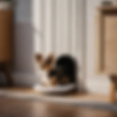 Versatile Sizing of Tiny Dog Door Tiny dog door with adjustable size options
