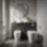 Elegant modern toilet design showcasing sleek lines and efficient features