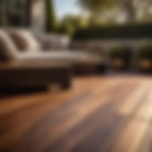 Trex wood decking luxurious finish