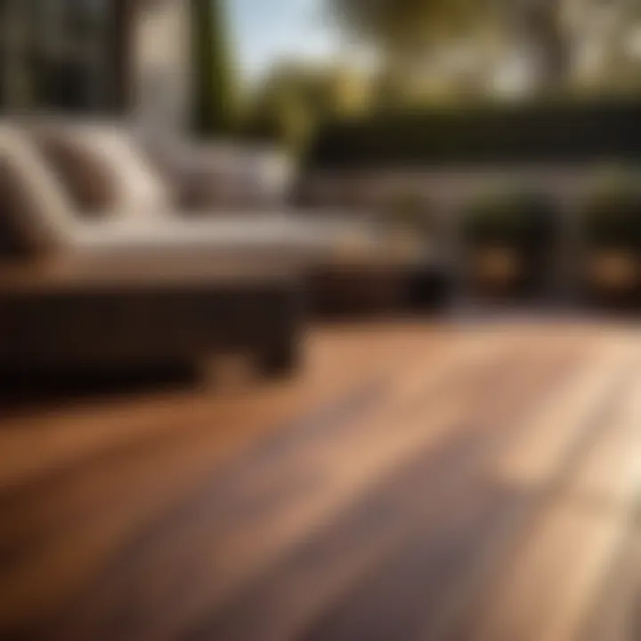 Trex wood decking luxurious finish