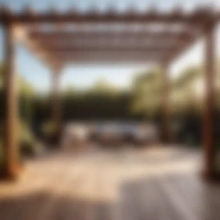 Finished Deck and Pergola Combination
