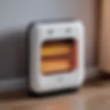 Modern Mini Electric Heater with Thermostat