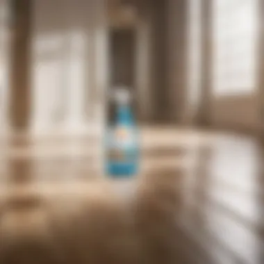 Comparison of different cleaning solutions for vinyl plank floors