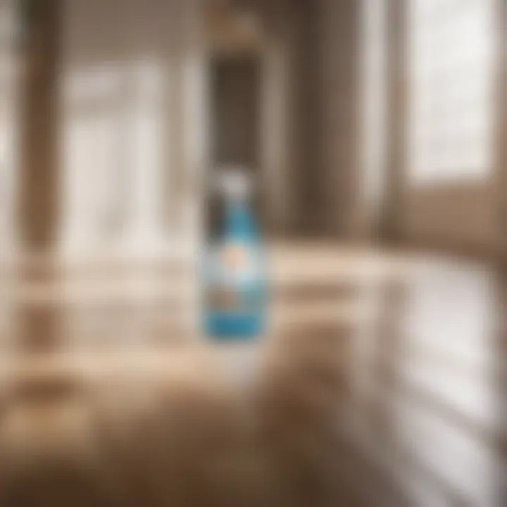 Comparison of different cleaning solutions for vinyl plank floors