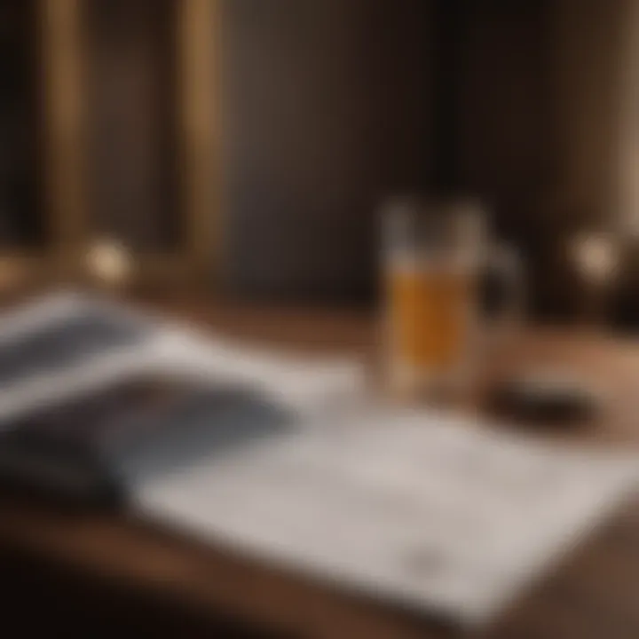 Navigating Legal Requirements Legal documents and a passport