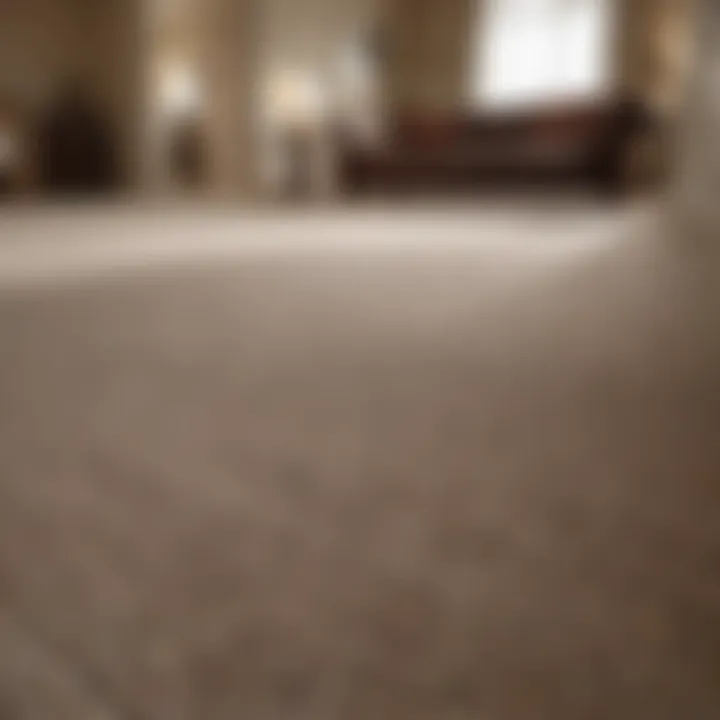 Installation process of wall-to-wall carpeting