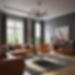 Visual representation of a renovated living room