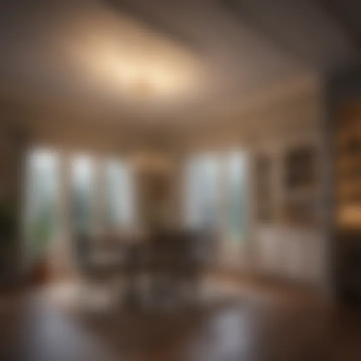 Visual representation of lightning striking a home without protection