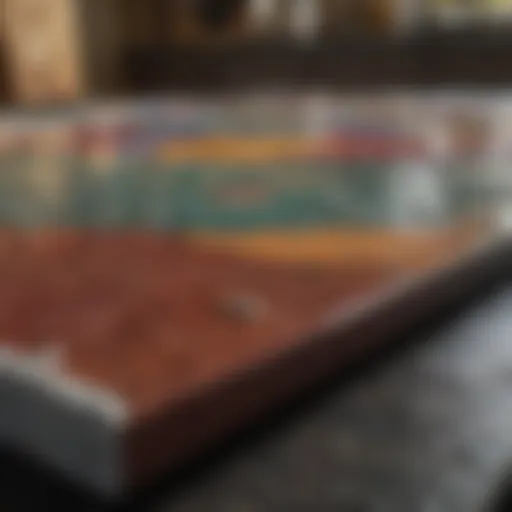 Countertop Material Showcase Various countertop materials displayed