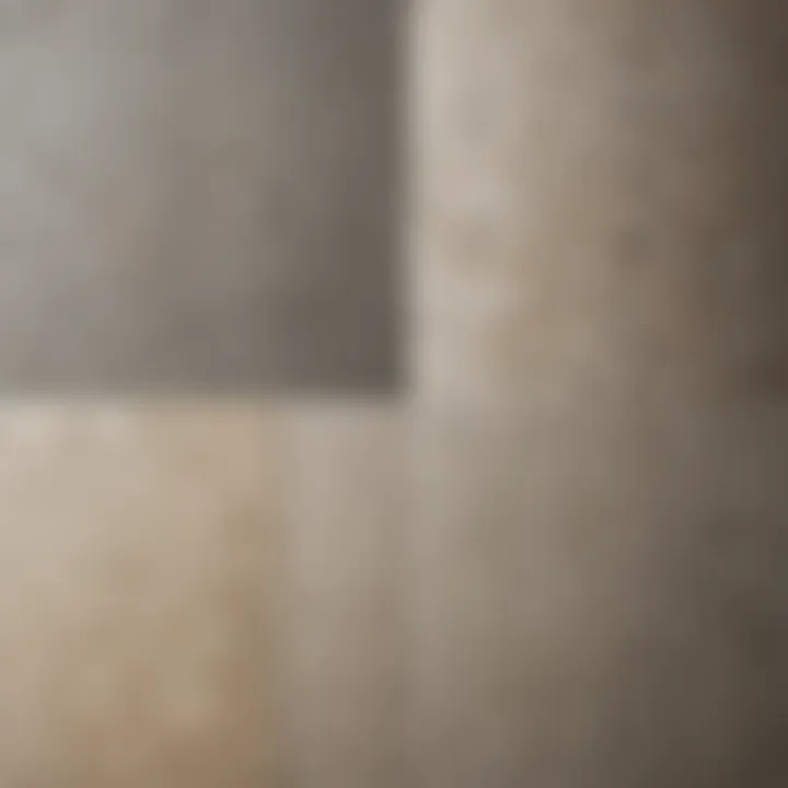 Comparison of Concrete Finishes Comparison of different concrete finishes including sand wash