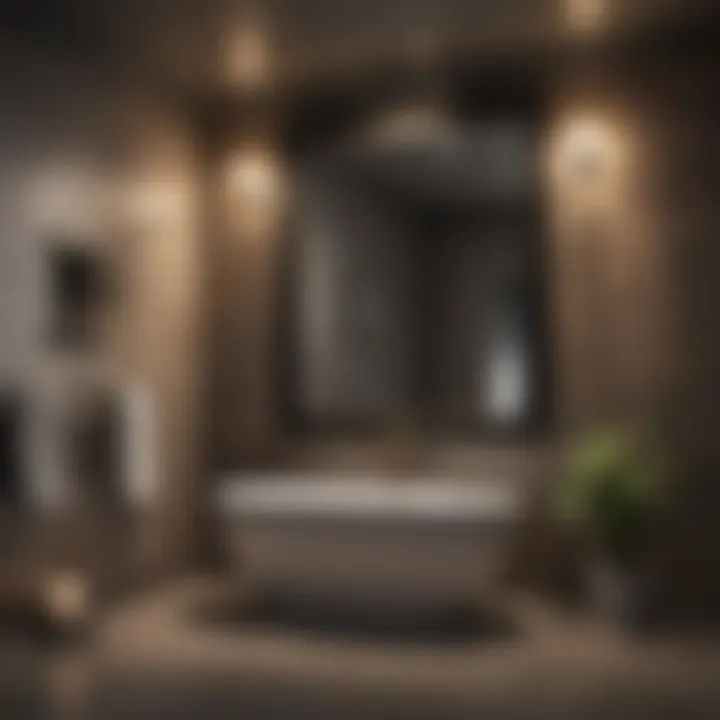 Luxurious fixtures for basement bathrooms