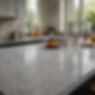 Chart illustrating the cost breakdown of quartz countertops including materials, labor, and installation.