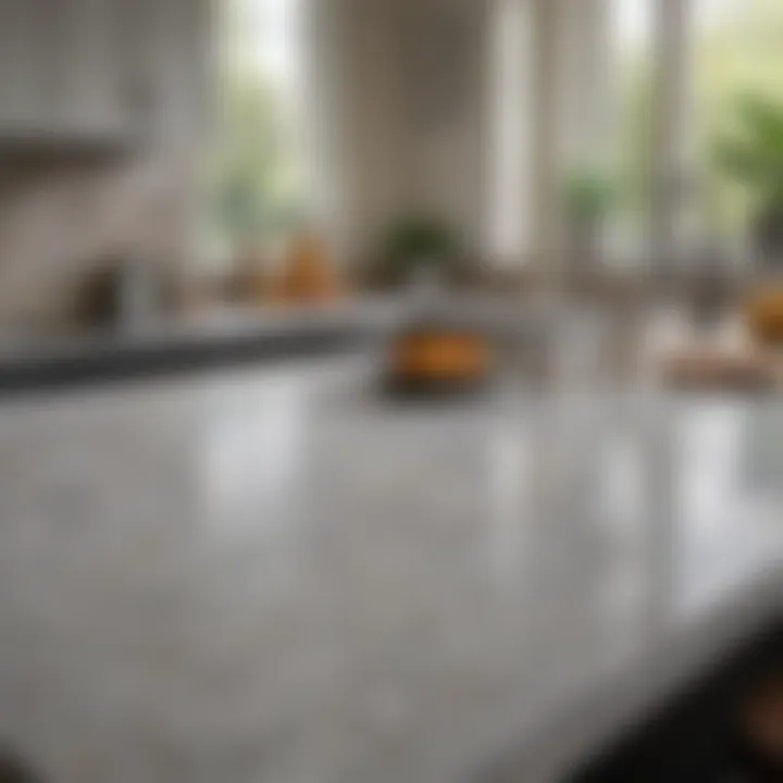 Chart illustrating the cost breakdown of quartz countertops including materials, labor, and installation.