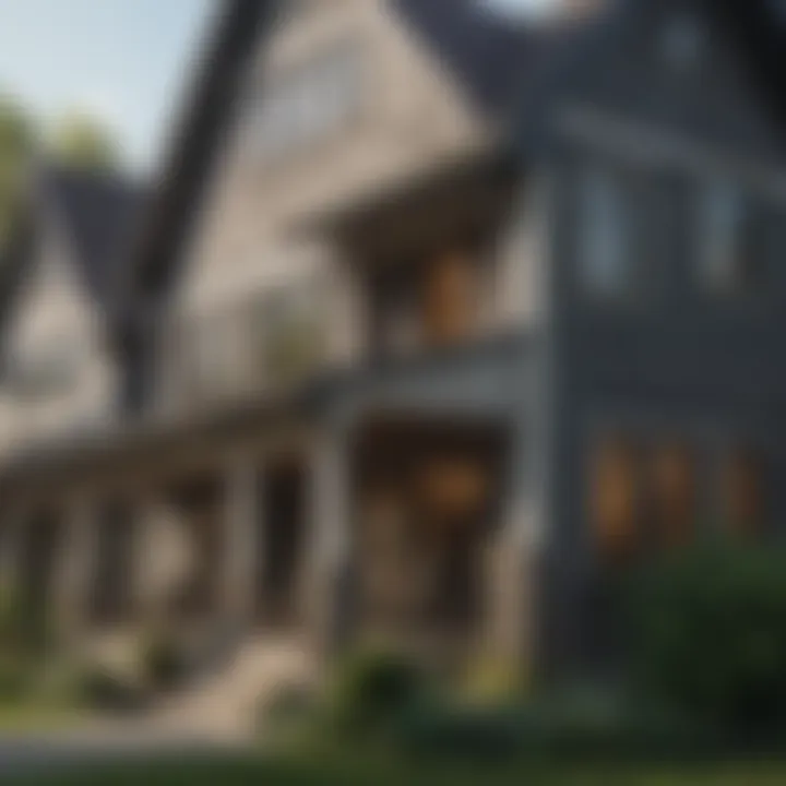 Home exterior showcasing vinyl siding