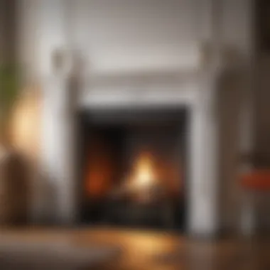 Illustration showing the energy efficiency benefits of capping a fireplace