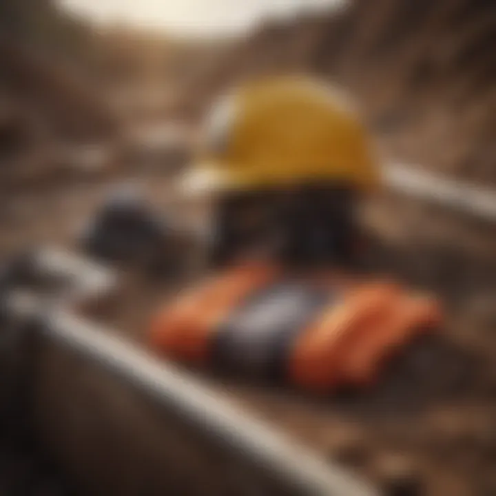 Safety gear and regulations on a construction site