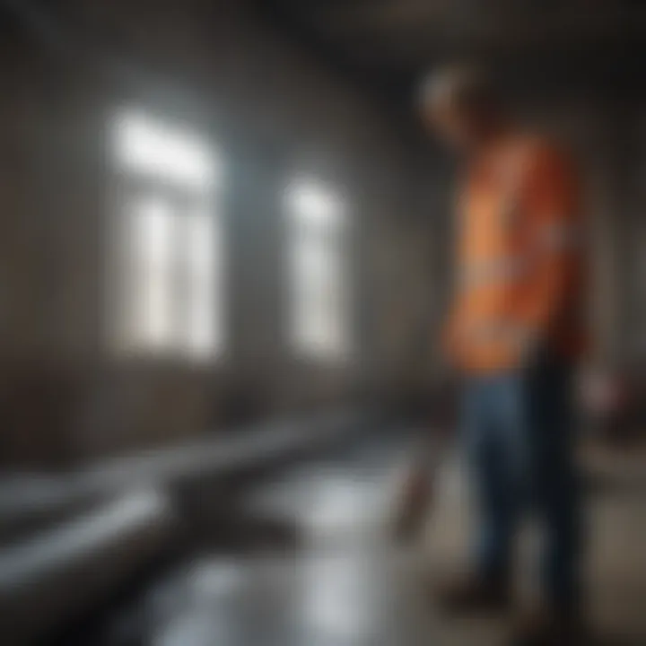 Labor Involved in Installation Conceptual depiction of labor involved in gas line installation