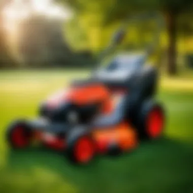 Effortless Precision in Operation User-Friendly Controls on Battery-Powered Lawn Mower