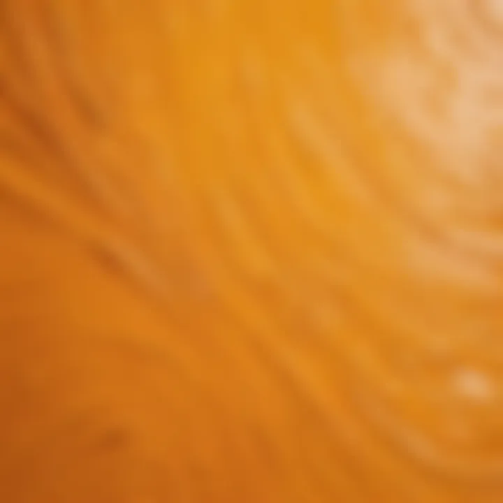 Brush strokes of acrylic latex paint creating a textured finish