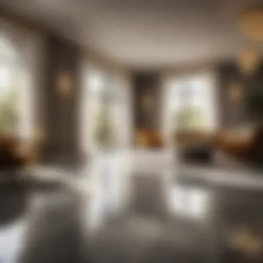 Maximizing Space Perception Innovative tile floor reducer enhancing the spacious feel of a room
