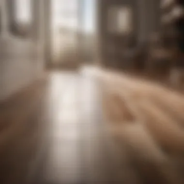 Seamless Integration Sleek tile floor reducer blending seamlessly with wooden flooring
