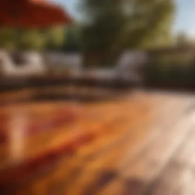 Achieving Visual Excellence Finished deck with vibrant, rich color post-staining
