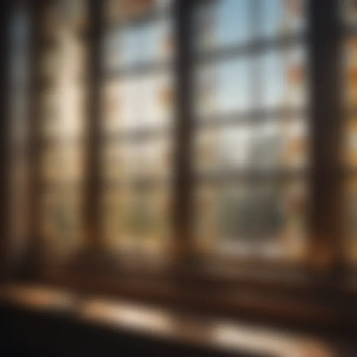 Vintage Style Window Glass Size
