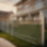 Vinyl fence enhancing property security