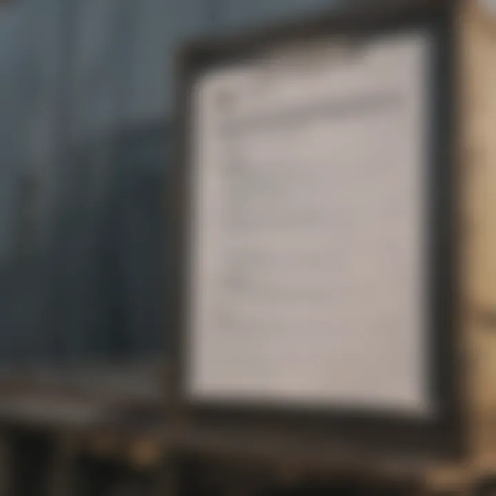 Checklists for compliance in waste management