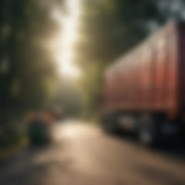 Sustainable practices in waste management with trailers