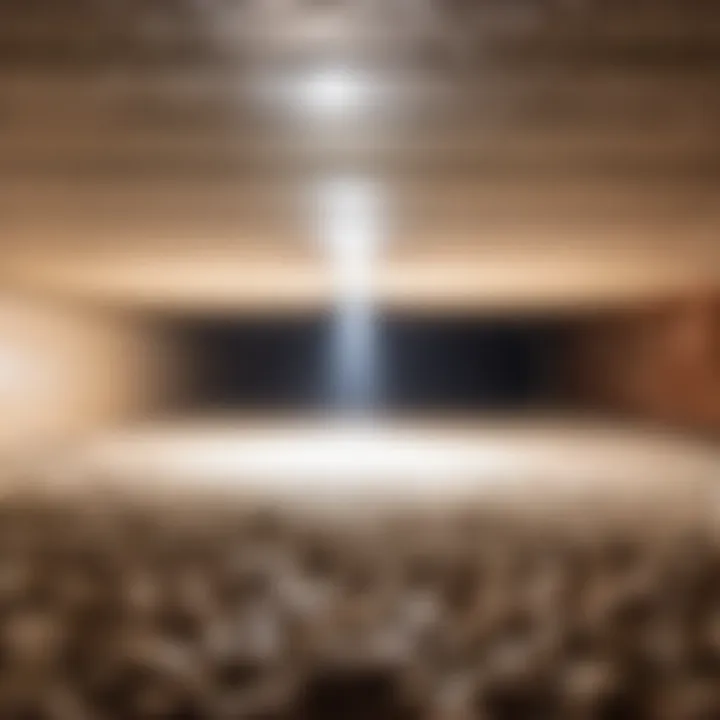 Waterproof membrane installation in crawl space