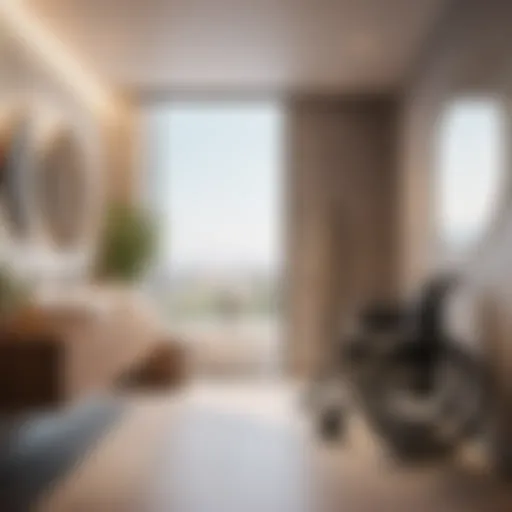 Wheelchair-accessible bathroom layout design